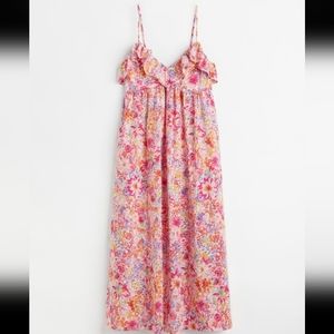 SOLD!Flounced Cotton Dress
